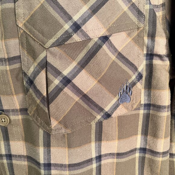 AKHG Alaskan Hardgear Duluth Trading Co. Men's wool blend shirt Large L EUC - Picture 3 of 6